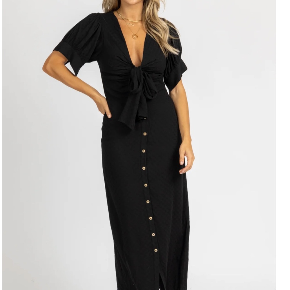 NWOT Maxi dress with button detail Never Worn